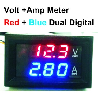 Digital Voltage and Current Meter DC 0-100V10A Dual Display โมดูลจอแสดงผล วัดโวลต์ 0-100V  0-10A