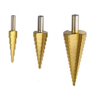 STEP DRILLดอกสว่านเจาะขยาย3ตัวชุด