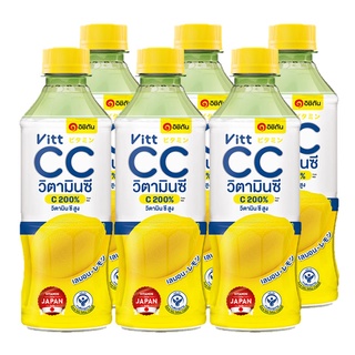 อิชิตัน วิตซีซี เครื่องดื่มวิตามินซี รสเลมอน 280 มล. x 6 ขวด Ichitan Vitt CC Vitamin C Drink Lemon 280 ml x 6 Bottles