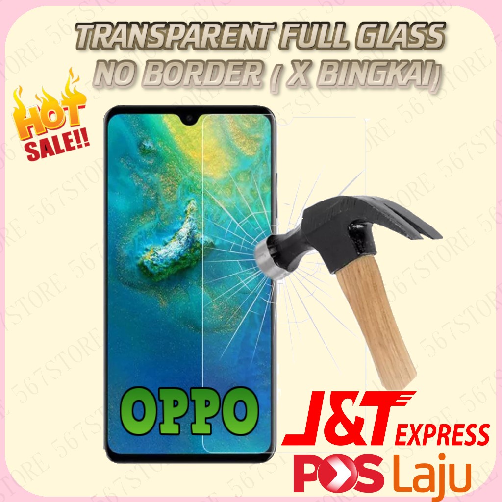 Oppo A77 A15 A16 A3S A5S F9 A12 A12E A37 A5 A9 Reno 6 6z 5 5f  HD Clear Transparent Tinted Tempered 