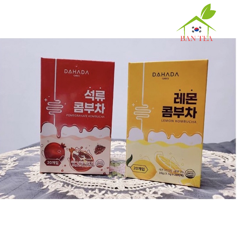 Kombucha ชาทับทิม ชาเลมอน DAHADA