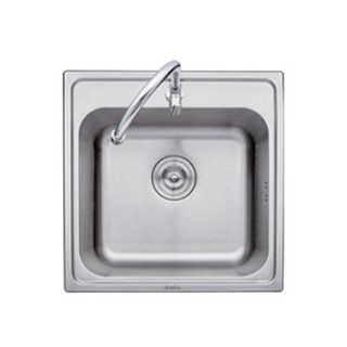 Embedded sink SINK BUILT 1B AXIA MARINA 50 STAINLESS Sink device Kitchen equipment อ่างล้างจานฝัง ซิงค์ฝัง 1หลุม AXIA MA