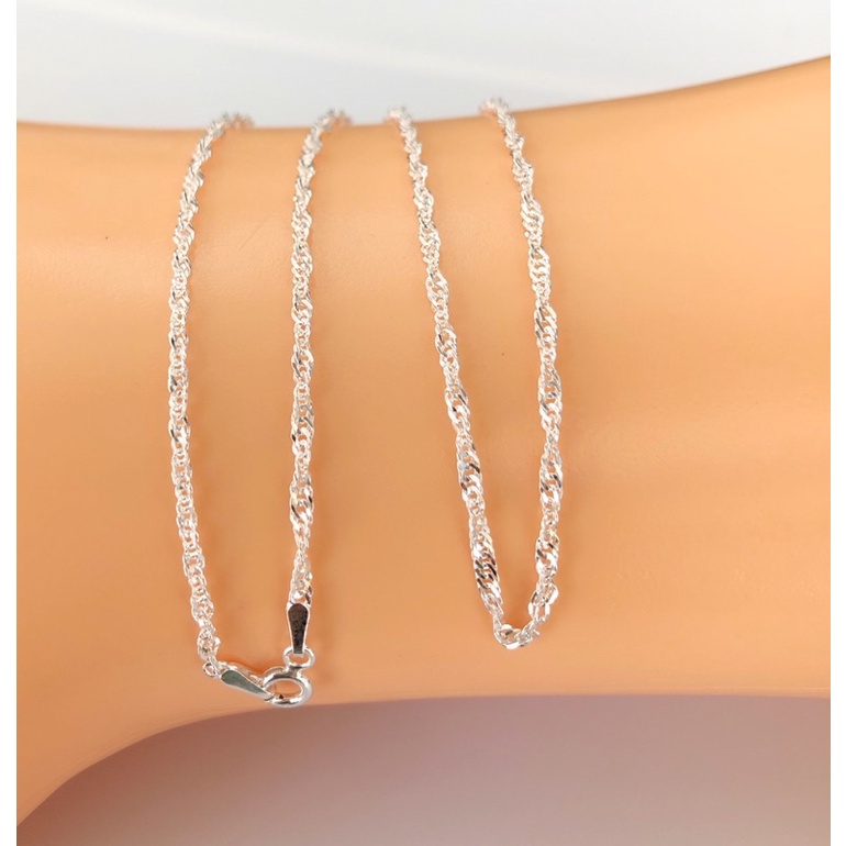 สร้อยคออิตาลีเงินแท้925 เครื่องประดับเงินแท้ สร้อยคอ สร้อยเงินแท้