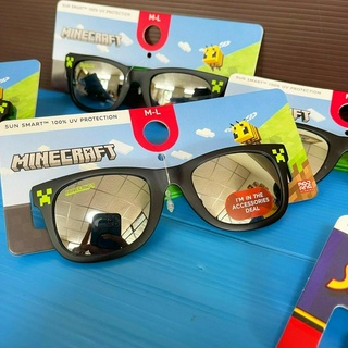 ✅ [3Y+] M&amp;S Minecraft Sunglasses UV Protection แว่นกันแดดเด็ก ป้องกัน ยูวี 100%