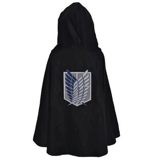 Attack On Titan Costume Green Cloak Japanese Anime Cosplay Shingeki No Kyojin Hoodie Eren Levi Mikasa Cloak Scout Legion Coat