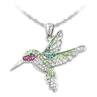 เครื่องประดับแฟชั่นสตรีสร้อยคอจี้เต่าทองฝังเพชร Hummingbird
