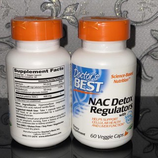 Doctors Best, NAC Detox Regulators, 180 Veggie Caps