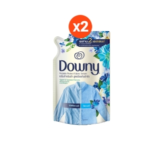[ใหม่!]Downy Fabric Serum ดาวน์นี่ น้ำยาปรับผ้านุ่ม สูตรป้องกันผ้ายับ กลิ่นหอมแอปเปิ้ลและดอกไม้ฤดูร้อน ถุงเติม 500มลx2