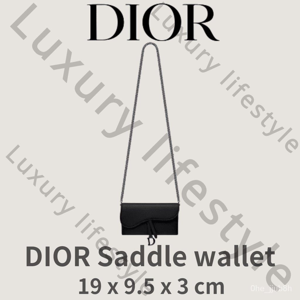 Dior new saddle wallet/Dior กระเป๋าสตางค์ทรงอานม้าใหม่(ข้อเสนอพิเศษเตรียมจัดส่ง) uQo5