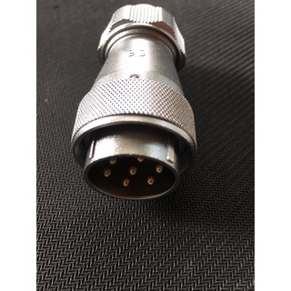 คอนเนคเตอร์ต่อสายไฟ WF28 7pole #2.5sqmm 25A, cable OD.10.5-12.5 mm circular connector IP67 WF28J7TE male poles