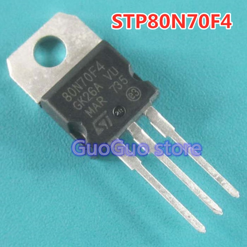 5 ชิ้น 80N70F4 STP80N70F4 TO-220 68V/80A MOS field effect หลอด