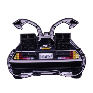 เข็มกลัด ลาย Back to the Future Delorean OUTATIME