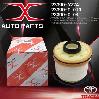 กรองโซล่า 23390-0L041 กรองดีเซล TOYOTA VIGO วีโก้ FORTUNER, COMMUTER, รถตู้ 23390-YZZA1