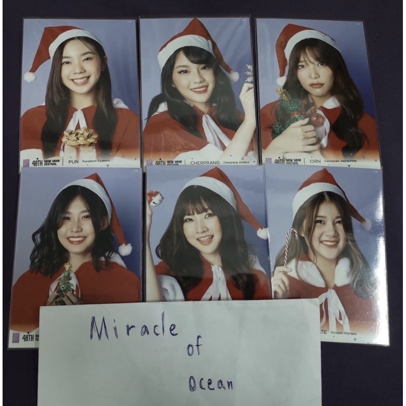 (รุ่น1) photoset merry memorial ปีใหม่ แอคพิเศษ rare เฌอปราง cherprang ปัญ pun อร orn มาย mind เคท k