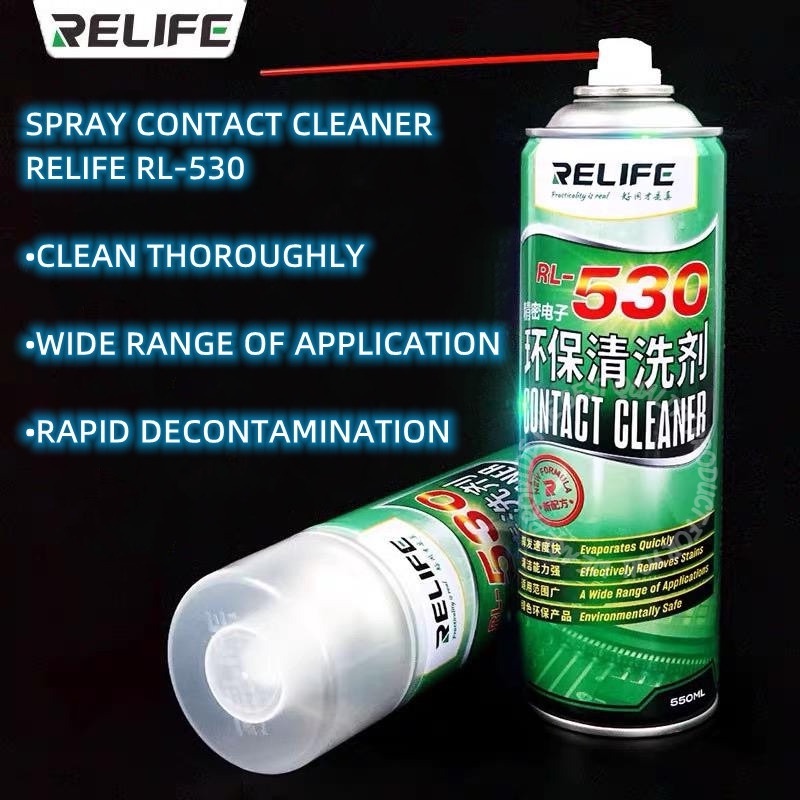 RELIFE RL-530 ELECTRONIC CONTACT CLEANER สําหรับโทรศัพท์มือถือหน้าจอ LCD ปากกาซ่อมเครื่องมือ