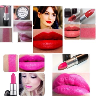 Beauty-Siam แท้ทั้งร้าน !! แบ่งขายลิปสติกแมค 5 สี MAC LIPSTICK แบ่งขายใส่กระปุก แถมแปรงทาลิปฟรี แท้100%