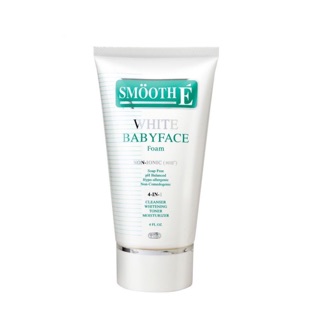 Smooth E White Baby face Foam สมูทอี ไวท์ เบบี้เฟส โฟม โฟมล้างหน้า