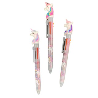 Unicorn Multicolor Ballpoint Pen 6 Colors Pen Stationery