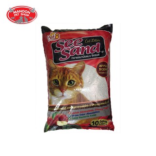 [MANOON] SEE SAND Cat Litter Apple Scent 10L ทรายซีแซนด์กลิ่นแอปเปิ้ล 10ลิตร