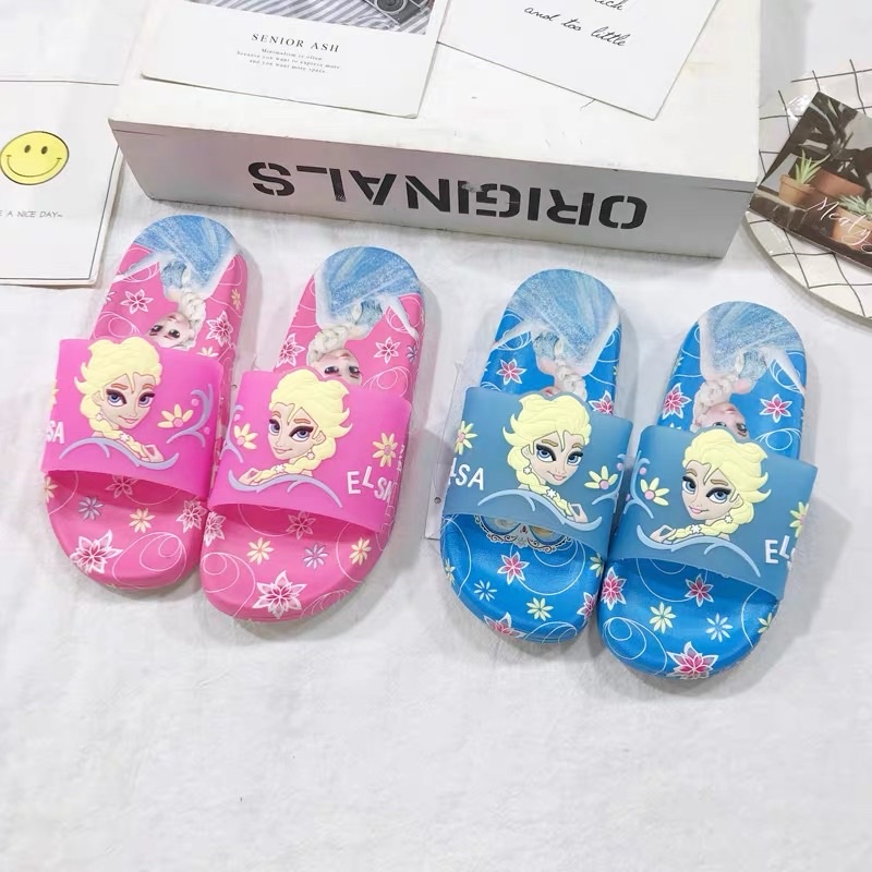 พร้อมส่ง รองเท้าเด็กผู้หญิง ลายเจ้าหญิง FROZEN #FZ02