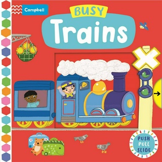 Busy Trains - Board Book