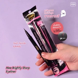 Mee Brightly Sharp Eyeliner ปากกาเขียนขอบตาแบบลิควิด