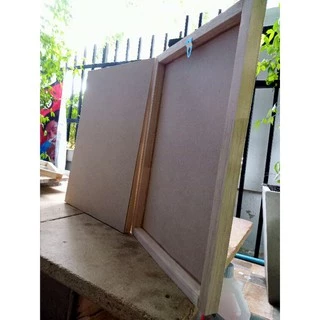 กรอบรูปกรอบลอยพร้อมกระดานอัด+ตะขอแขวน(รับสั่งทำตามขนาด)