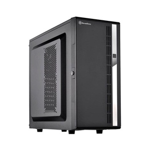 CASE SilverSton CS380 BLACK ด้านหน้า ใส่ HDD ได้ถึง 8 ลูก เหมาะสำหรับ User ที่ขุดเหรียญ Chia