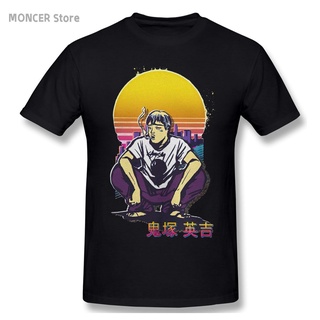 เสื้อยืดครอปใหม่ เสื้อยืดแขนสั้น ผ้าฝ้าย 100% พิมพ์ลาย GTO Great Teacher Onizuka Otaku สไตล์วินเทจ สําหรับผู้ชาย และผู้ห