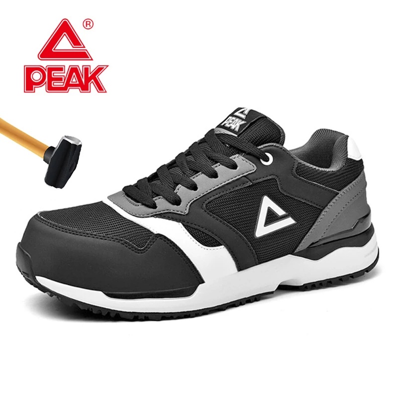 PEAK รองเท้าเซฟตี้ พื้นเคฟลาร์ กันกระแทก กันแทง รองเท้า safety รองเท้าทำงาน สำหรับงานก่อสร้าง กันลื่นทนทาน LR72218A
