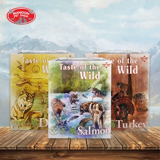 [MANOON] TASTE OF THE WILD Dog Wet Food Tray เทสต์ ออฟ เดอะ ไวลด์ อาหารสัตว์ชนิดเปียกแบบถาด 390 กรัม