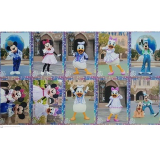 25th Aniversary Tokyo Disney Resort Character set Picture set Mickey Minnie Donale Daisy Groofy Pluto รูปถ่าย ตัวการ์ตูน