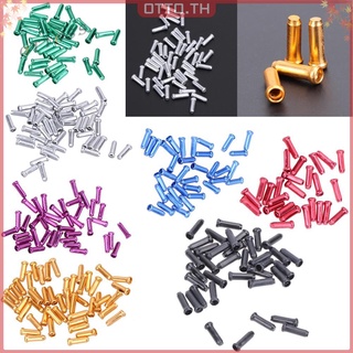 50pcs Aluminum Bike Bicycle Brake Shifter Inner Cable Tips Wire End Cap