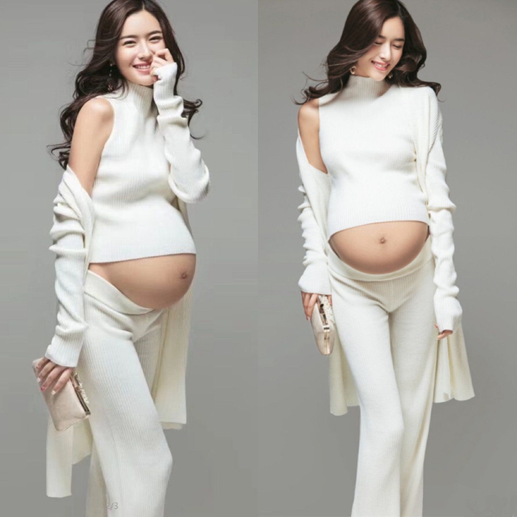 [ภาพถ่ายคนท้อง] ชุดคลุมท้อง ชุดคลุมท้อง ชุดคลุมท้อง ชุดถ่ายภาพคนท้อง สไตล์ใหม่ ชุดถ่ายภาพสตูดิโอ สตูดิโอถ่ายภาพ ชุดถ่ายภาพคนท้อง สไตล์ใหม่ แฟชั่นการถ่ายภาพ ชุดคลุมท้อง สีขาว สวย ตั้งครรภ์ คุณแม่ ถ่ายภาพสตูดิโอ เซ็กซี่ แม่ร้อน รูปภาพศิลปะ - รูปที่ 2