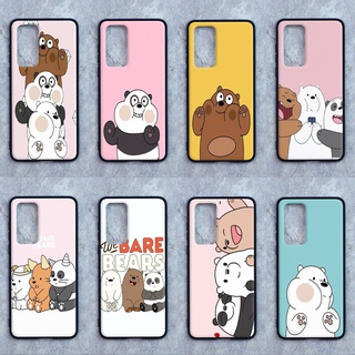 เคส Huawei P40 ลายสามหมีจอมป่วน ขอบนิ่มหลังแข็ง เคสมือถือ เคสโทรศัพท์ Case เคส TPU ขอบนิ่มหลังแข็ง ไม่ขูดตัวเครื่อง