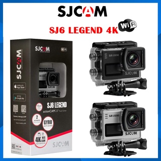 ราคาSJCAM SJ6 LEGEND 4K WIFI กล้องติดหมวก  มีกันสั่น 16MP. ของแท้ 100% ประกัน 1ปี