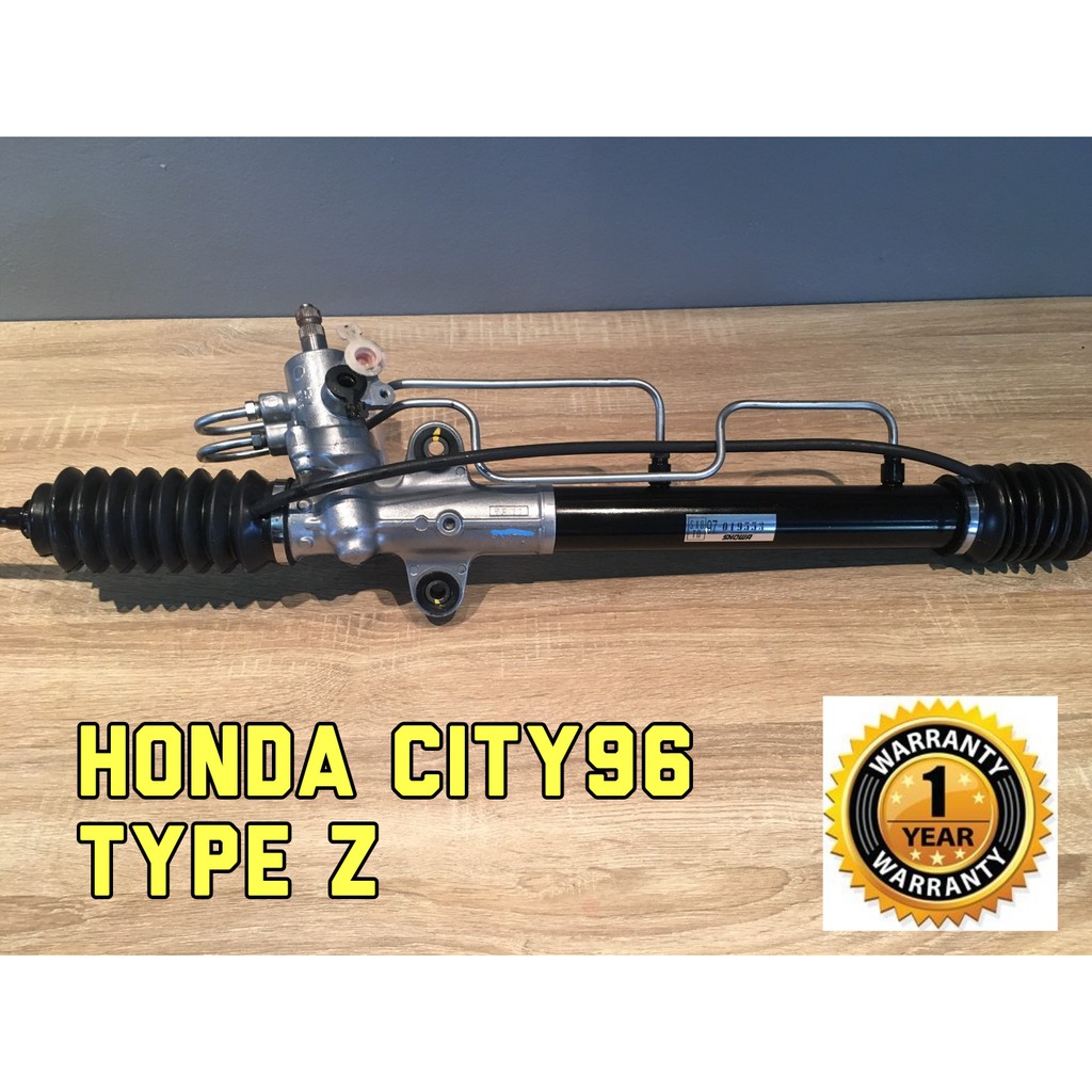 แร็คพวงมาลัยพาวเวอร์ Honda City96-Typez แท้รีบิ้วใหม่ ไม่มีลูกหมากปลาย รับประกัน 1 ปี (ไม่จำกัดระยะทาง)