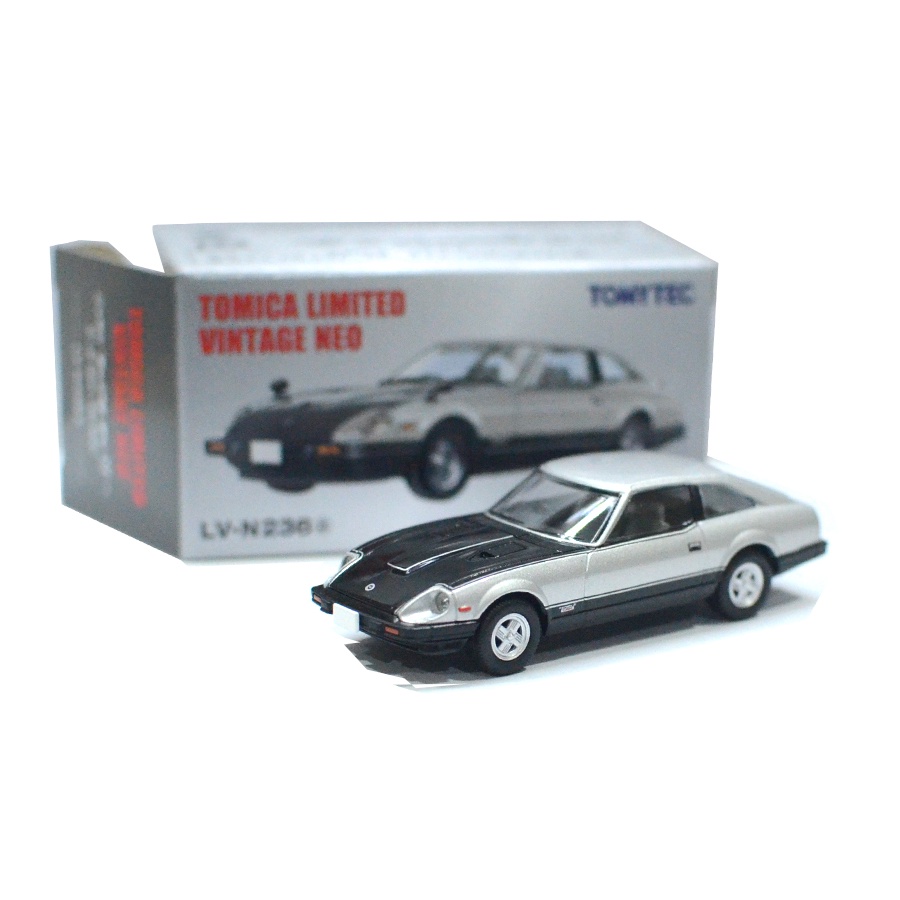 TOMICA LIMITED VINTAGE LV-N236A NISSAN FAIRLADY Z-T TURBO 2 BY 2 SILVER / สีดํา