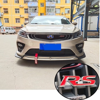 โลโก้ อาร์เอส งานโลหะ ติดกระจังหน้า ฮอนด้า Honda metal RS logo front grille boot logo logo Car decoration