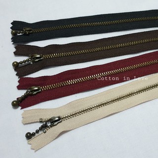 ซิปฟันเหล็กเบอร์3 ykk 4สี มีทุกขนาด10-50cm