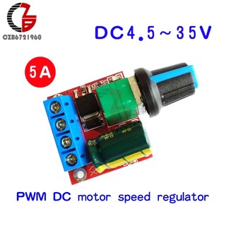 Mini DC-DC 4.5V-35V 5A 90W PWM DC Motor Speed Controller Module Speed Regulator Control Adjust Adjustable