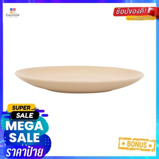 จานบัวเซรามิก 9.5" KECH LANZO BEIGECERAMIC COUPE PLATE KECH LANZO 9.5IN BEIGE