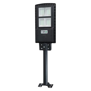 Street light LED SOLAR STREET LIGHT LAMPTAN SMART SENSOR 60W PLASTIC/METAL CLASSIC BLACK External lamp Light bulb ไฟถนน