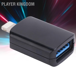 Player kingdom Usb3.0 Otg อะแดปเตอร์แปลงสายเคเบิ้ลเหมาะกับ Ios โทรศัพท์มือถือ Fast Transfer สีดํา