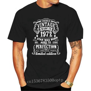 เสื้อผ้าผชเสื้อยืดลําลอง ผ้าฝ้าย 100% แขนสั้น คอกลม ลาย 1972 สไตล์วินเทจ แฟชั่นฤดูใบไม้ผลิ ฤดูใบไม้ร่วง สําหรับผู้ชายS-5