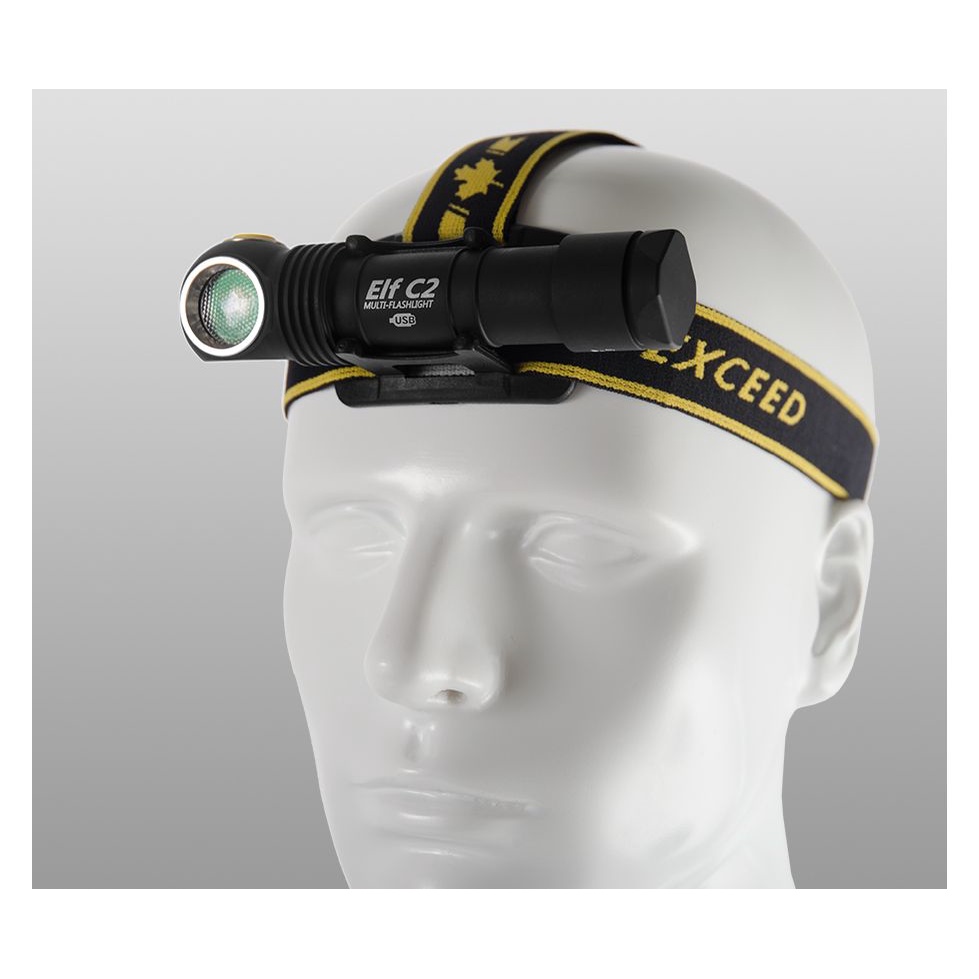 ไฟฉายคาดหัว Armytek Elf C2 Headlamp  Micro USB Charger with 18650 battery (White)