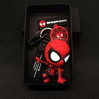 พวงกุญแจ Marvel Spiderman พวงกุญแจรถ จี้การ์ตูน Gift