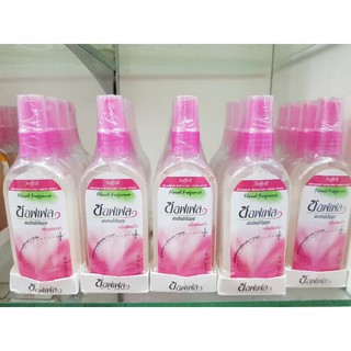 ซอฟเฟล สเปรย์กันยุง กลิ่นฟลอร่า สีชมพู 80 มล soffell mosquito repellent liquid spray flora pink