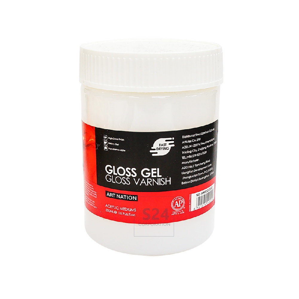 GLOSS VARNISH GLOSS GEL เจลเคลือบเงา น้ำยาเคลือบรูป สื่อผสมสีน้ำมันเเละ ...