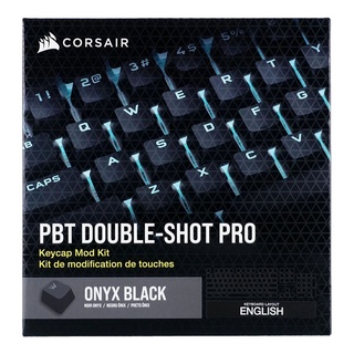 Corsair CH-9911060-NA PBT Double-shot Pro Keycap Mod Kit (US Layout) - Black